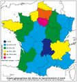 Origine géographique des élèves-ingénieurs en Agroalimentaire et Santé